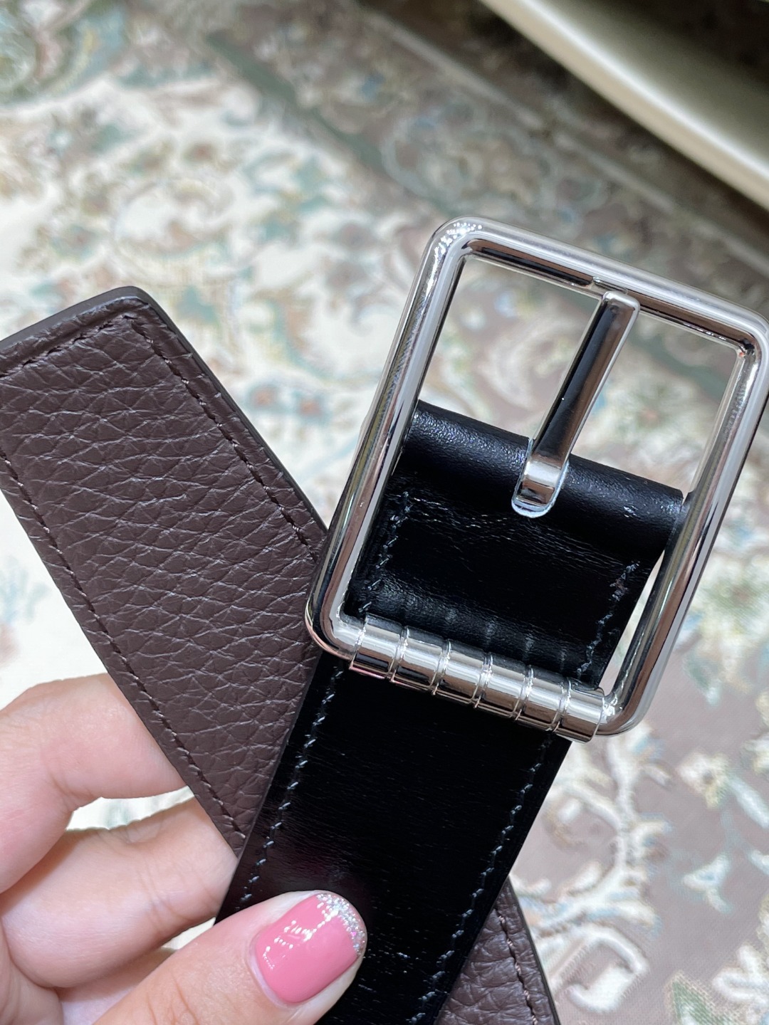 Hermes Belt in Black