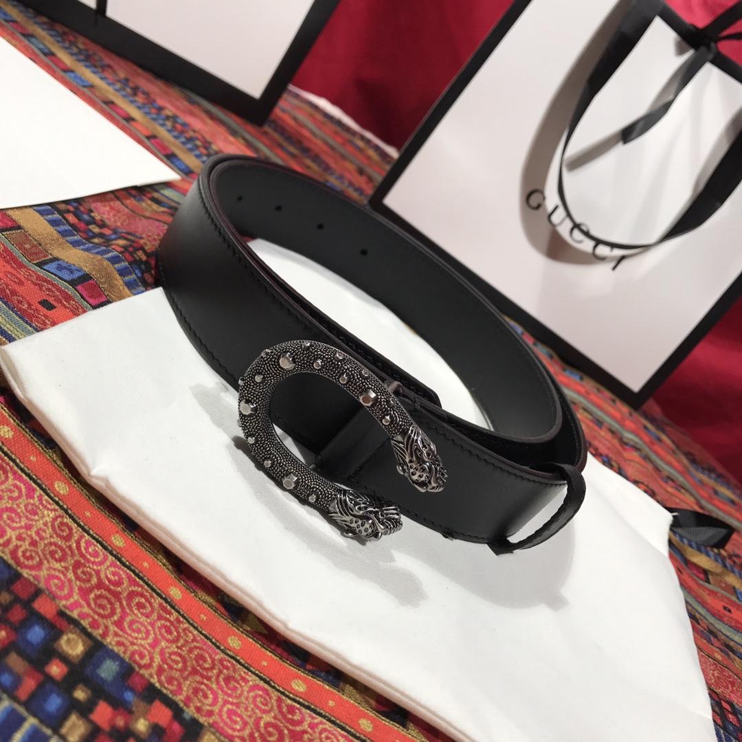 Gucci Silver Snake logo Buckle belt ASS02373