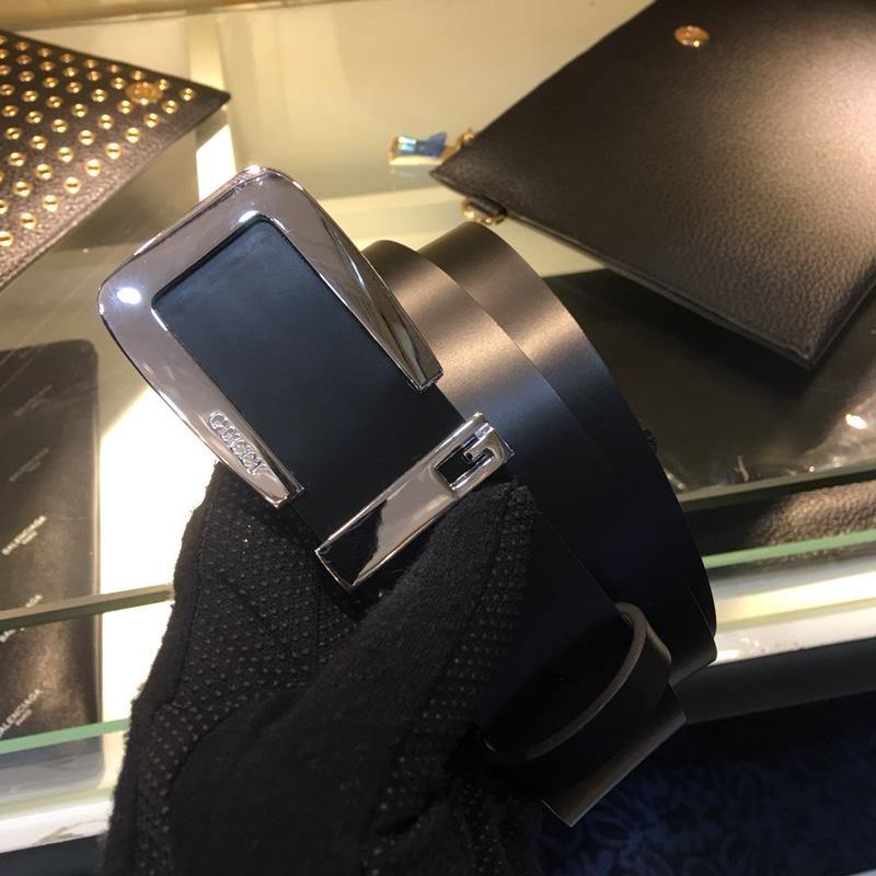 Gucci Silver Frame Buckle belt ASS02408