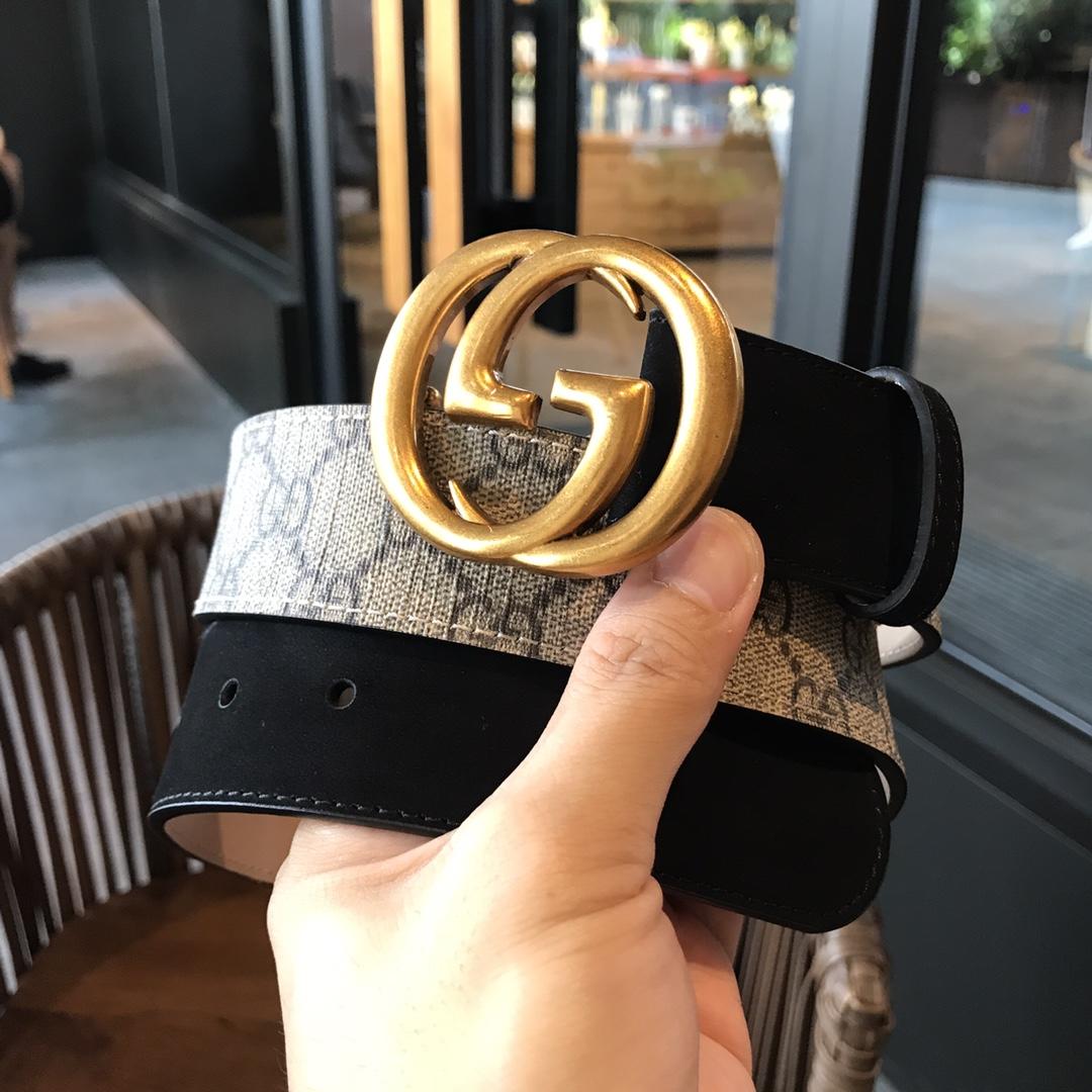 Gucci Interlocked G buckle Golden belt ASS02348