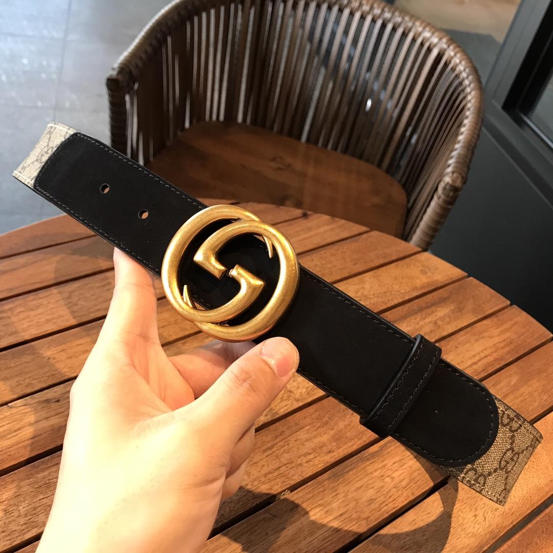 Gucci Interlocked G buckle Golden belt ASS02348
