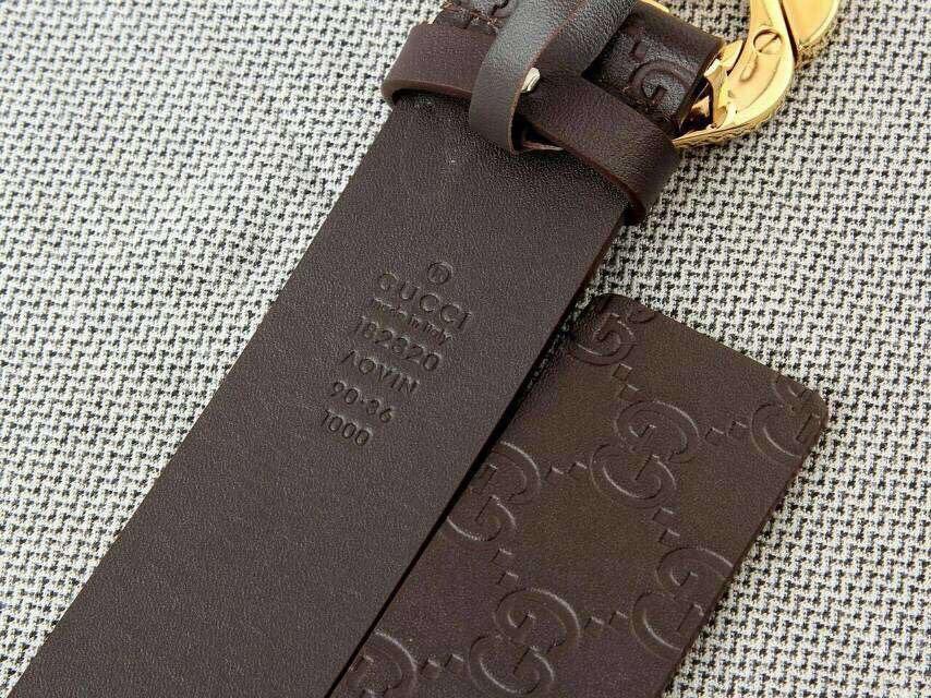Gucci Golden Interlocking G buckle belt ASS02336