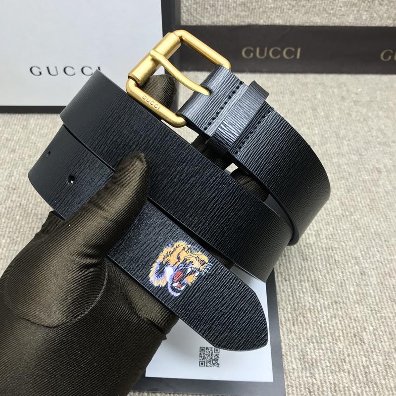 Gucci Gold Reversible buckle belt ASS02361