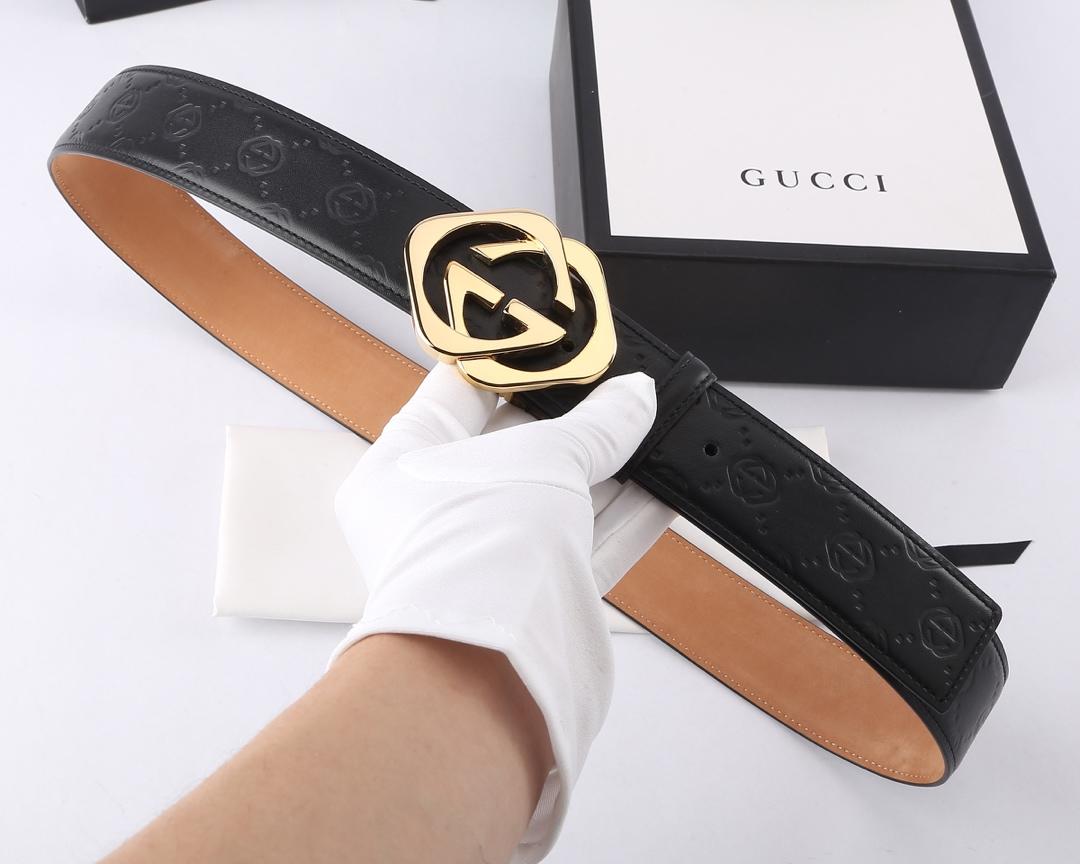 Gucci Gold Interlocking G Belt ASS02430