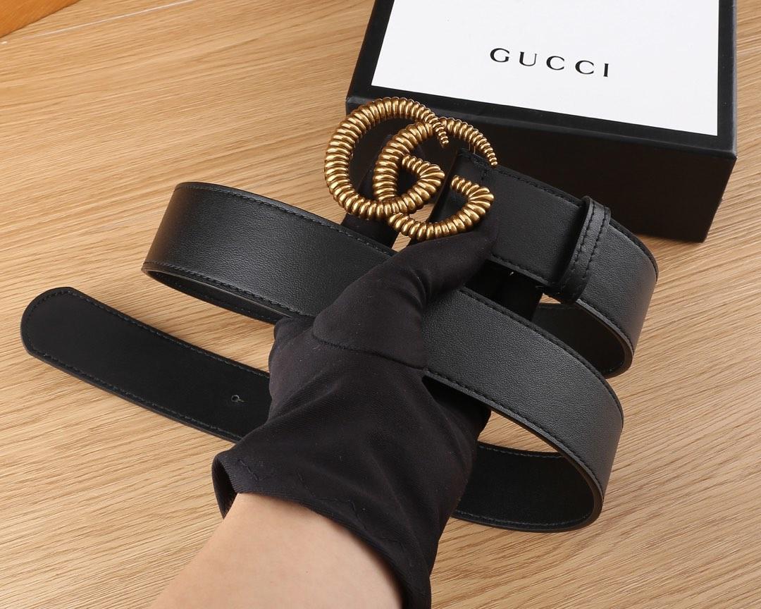 Gucci GG Gold Buckle Belt ASS02382