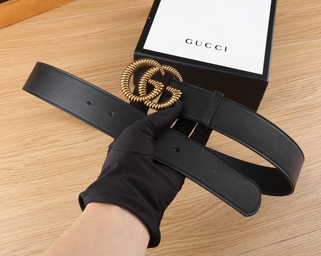 Gucci GG Gold Buckle Belt ASS02382