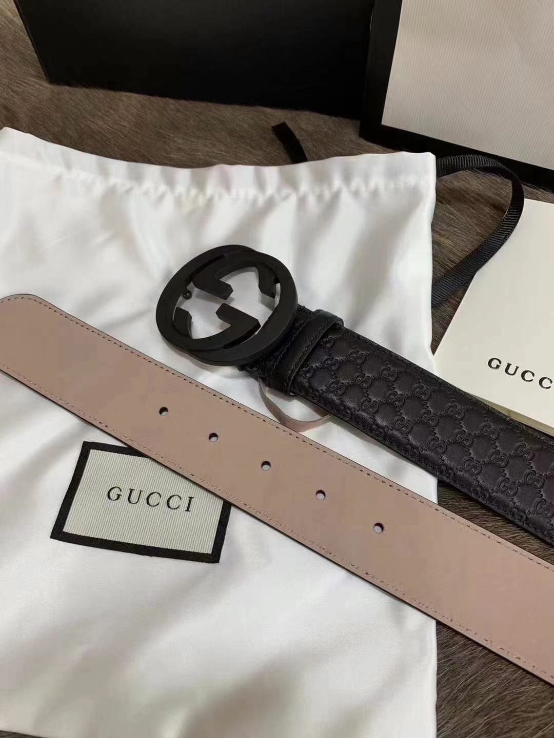 Gucci Belt Embossing