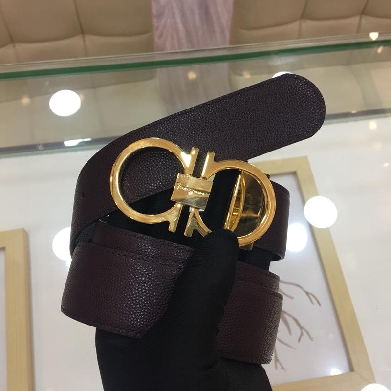 Golden Ferragamo buckle belt ASS02166