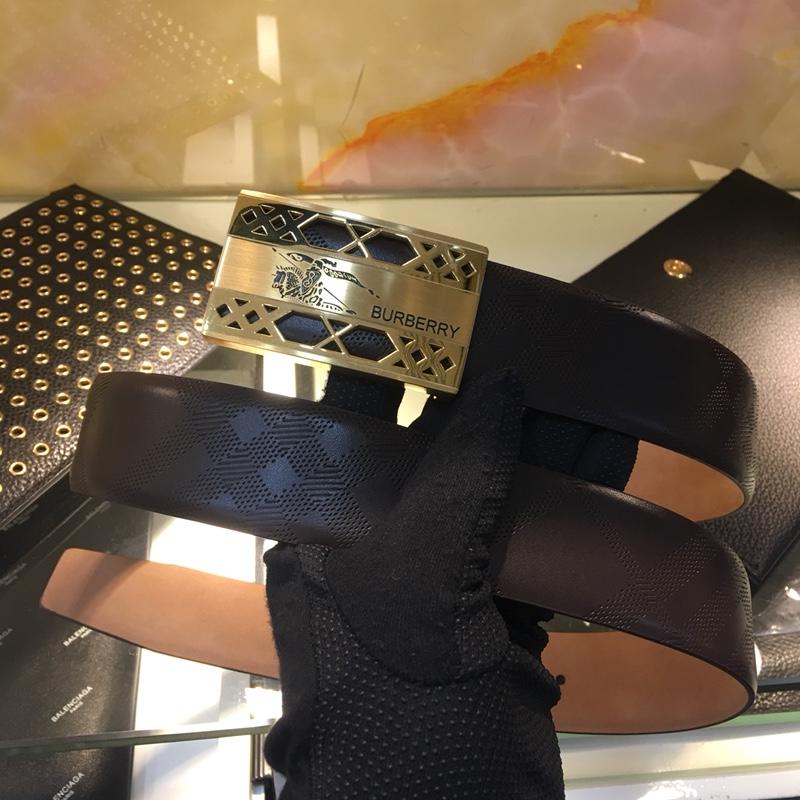 Golden Burberry buckle belt ASS02032