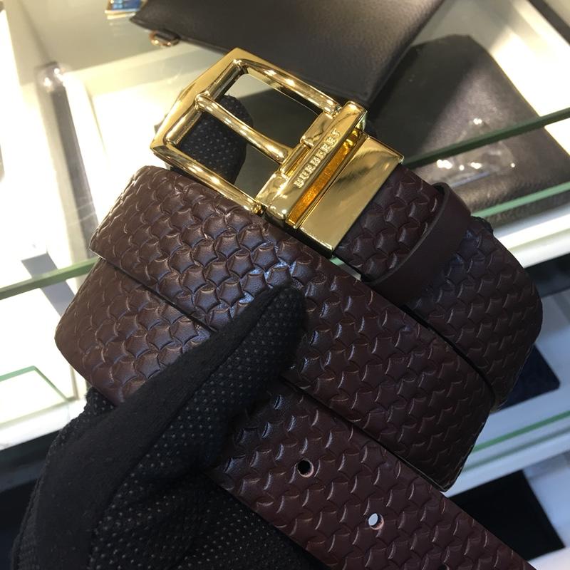 Golden Burberry buckle belt ASS02017