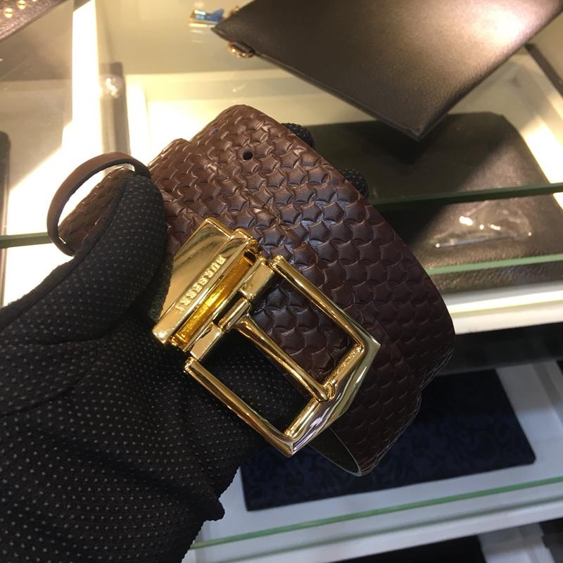 Golden Burberry buckle belt ASS02017