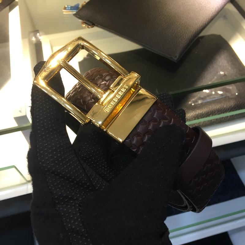 Golden Burberry buckle belt ASS02017