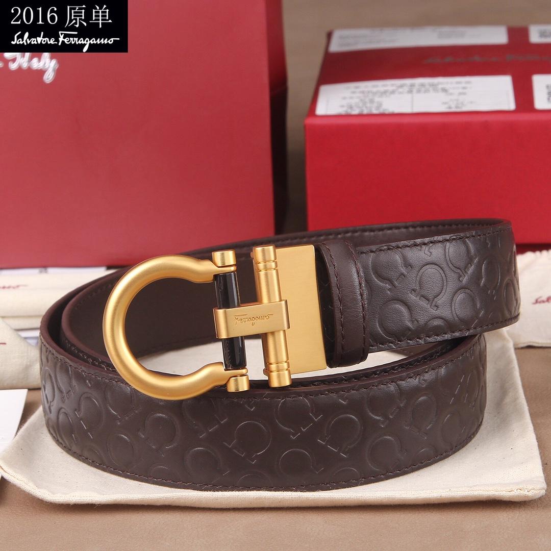 Gold Ferragamo belt ASS02127