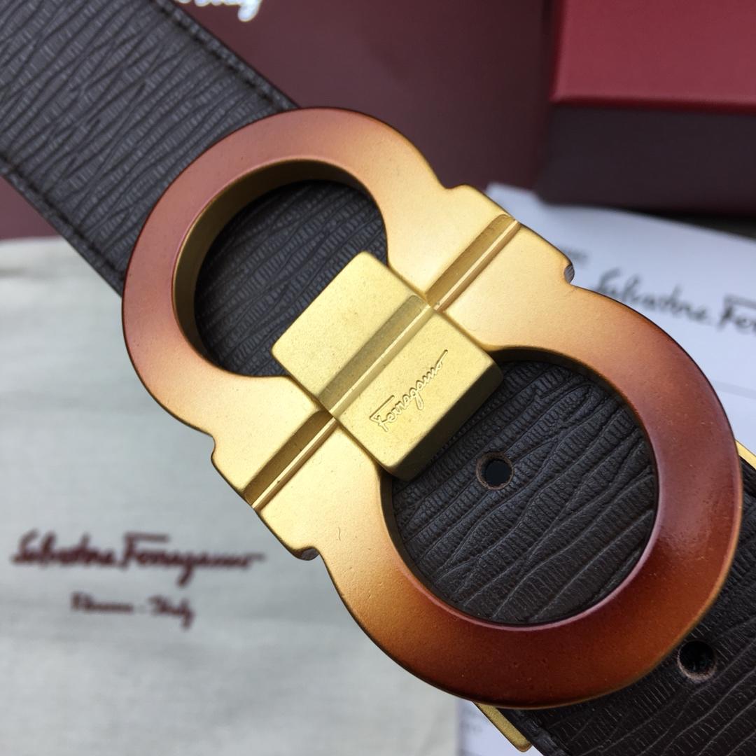 Gold Buuckle Ferragimo belt ASS02197