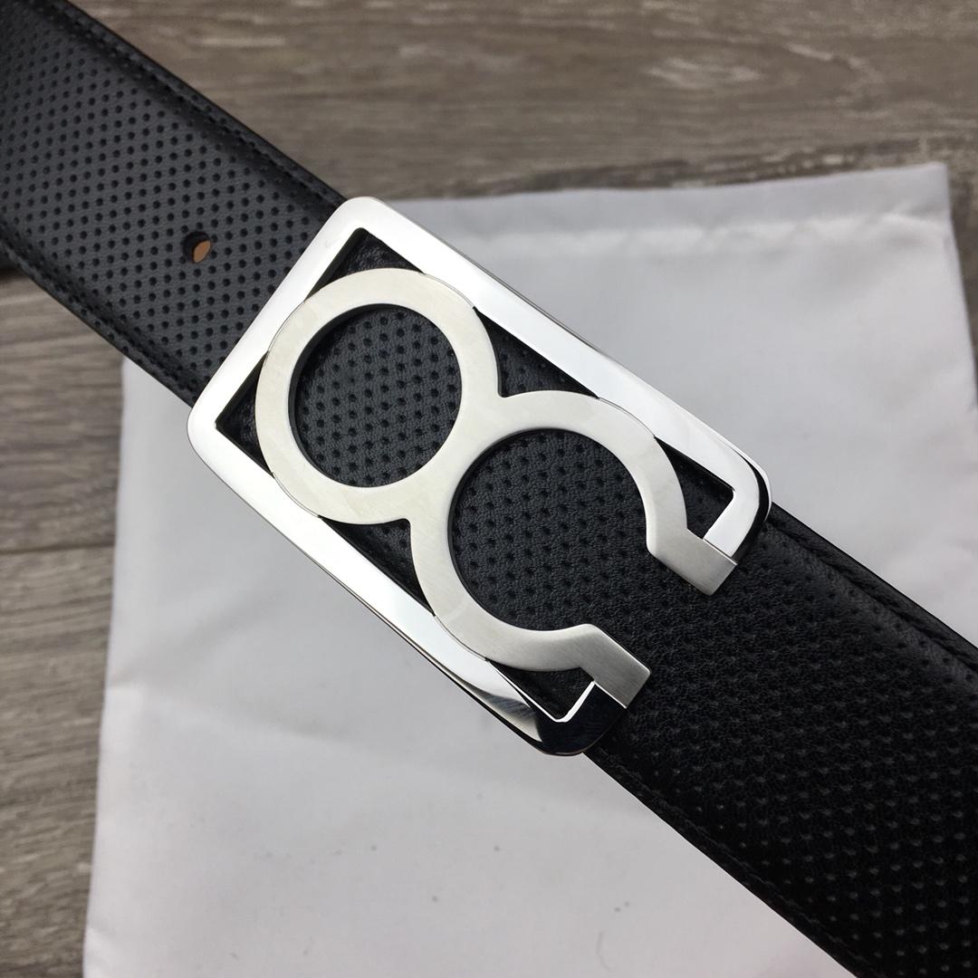 Ferragamo Silver leather buckle belt ASS02254