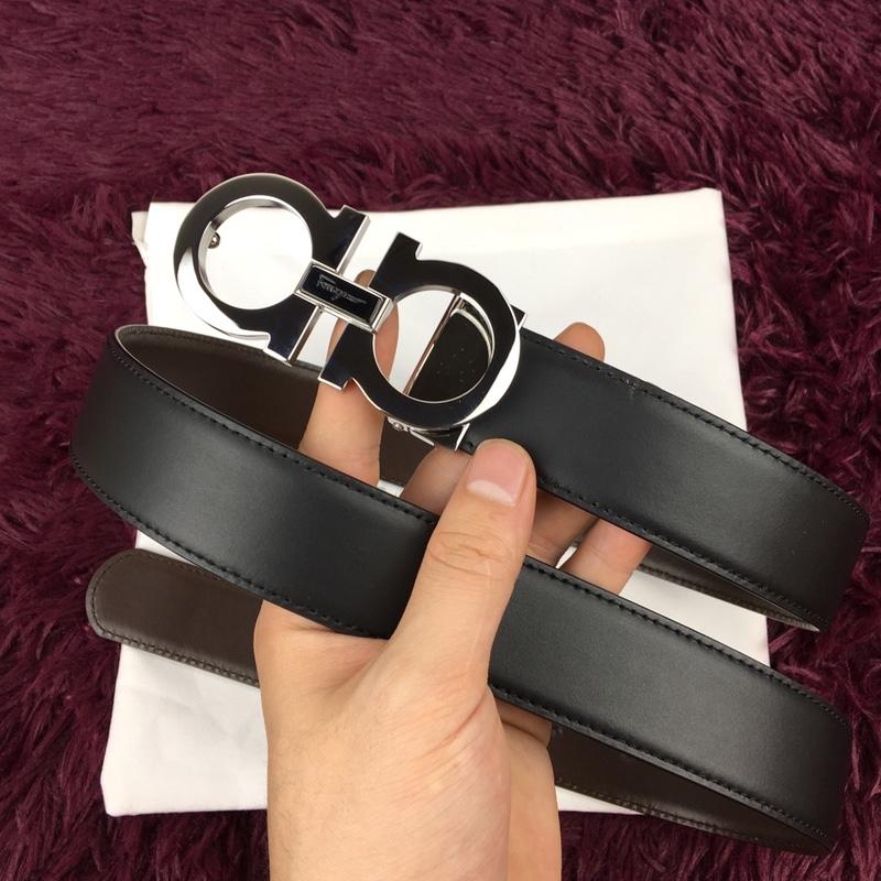 Ferragamo Silver buckle belt ASS02180