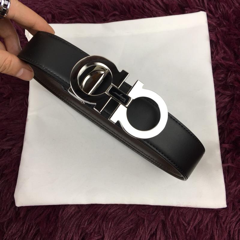 Ferragamo Silver buckle belt ASS02180