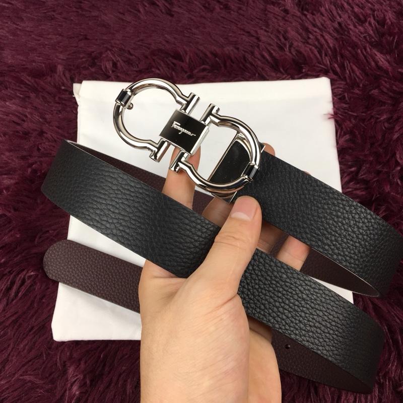 Ferragamo Silver buckle belt ASS02179