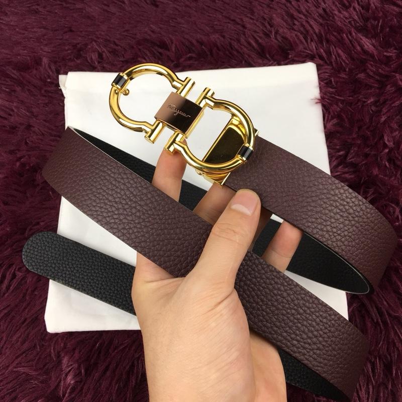 Ferragamo Golden buckle belt  ASS02178