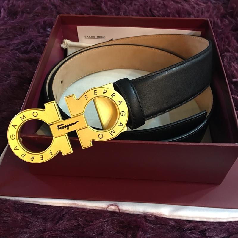 Ferragamo Golden Branded buckle ASS02237