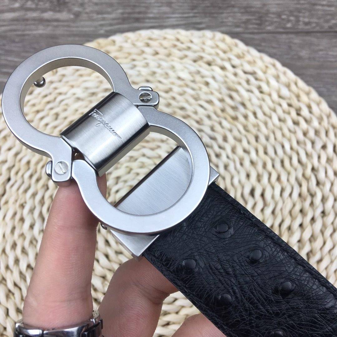 Ferragamo Extra Silver buckle belt ASS02245