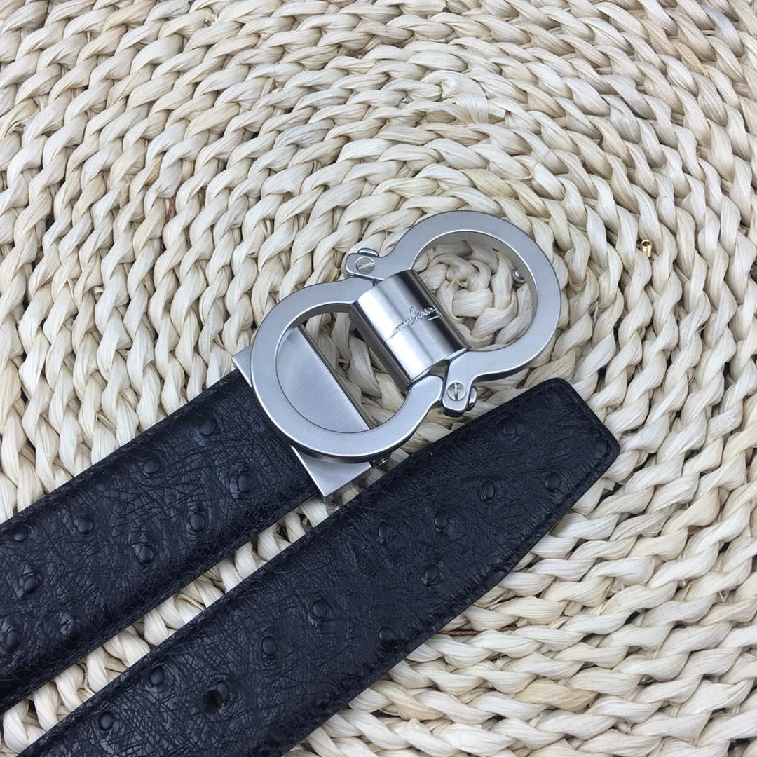 Ferragamo Extra Silver buckle belt ASS02245