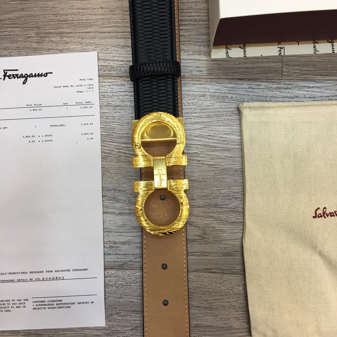 Ferragamo Extra Golden belt ASS02248