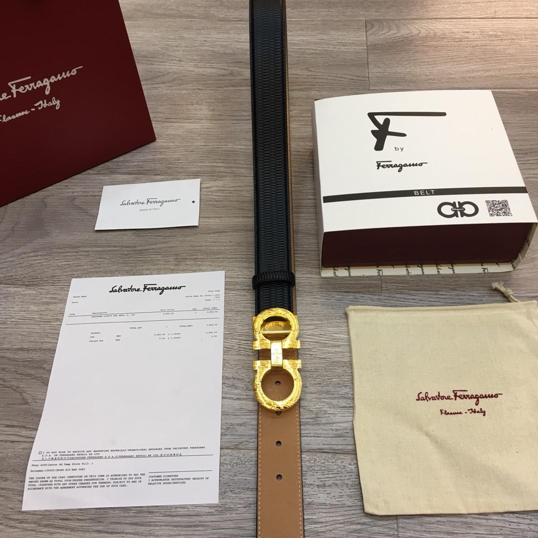 Ferragamo Extra Golden belt ASS02248