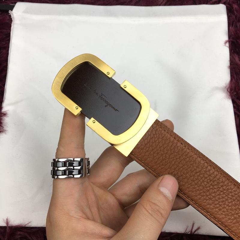 Ferragamo Brown leather belt ASS02239