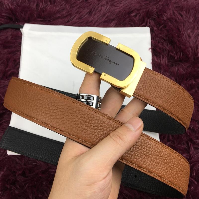 Ferragamo Brown leather belt ASS02239