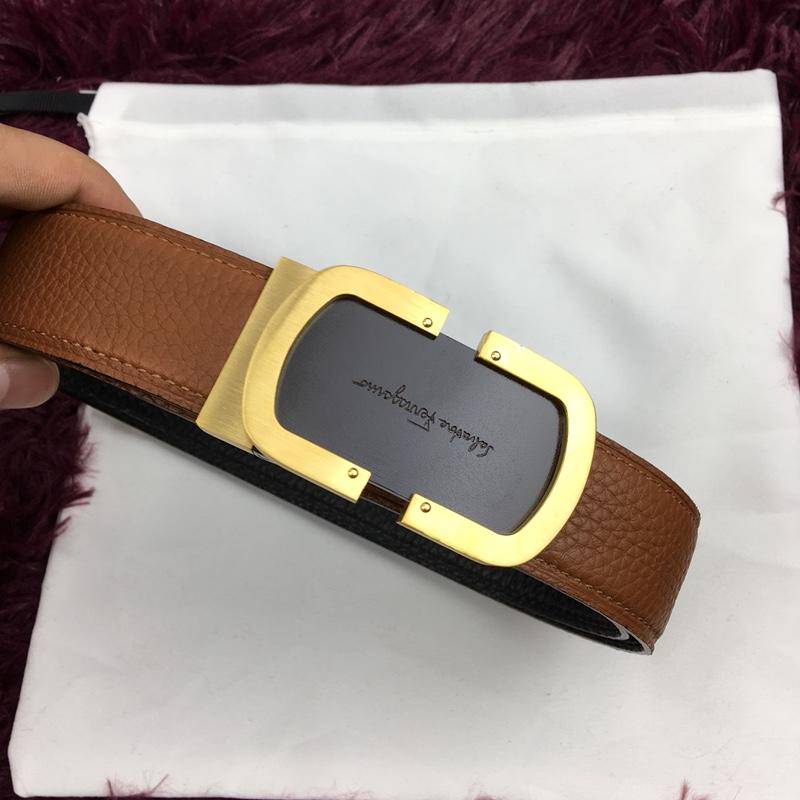 Ferragamo Brown leather belt ASS02239