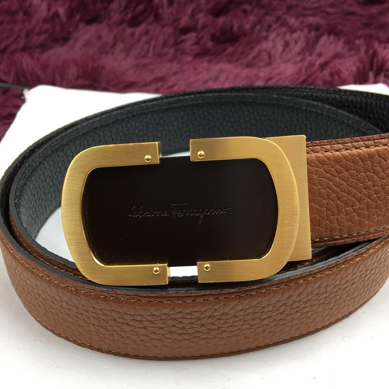 Ferragamo Brown leather belt ASS02239