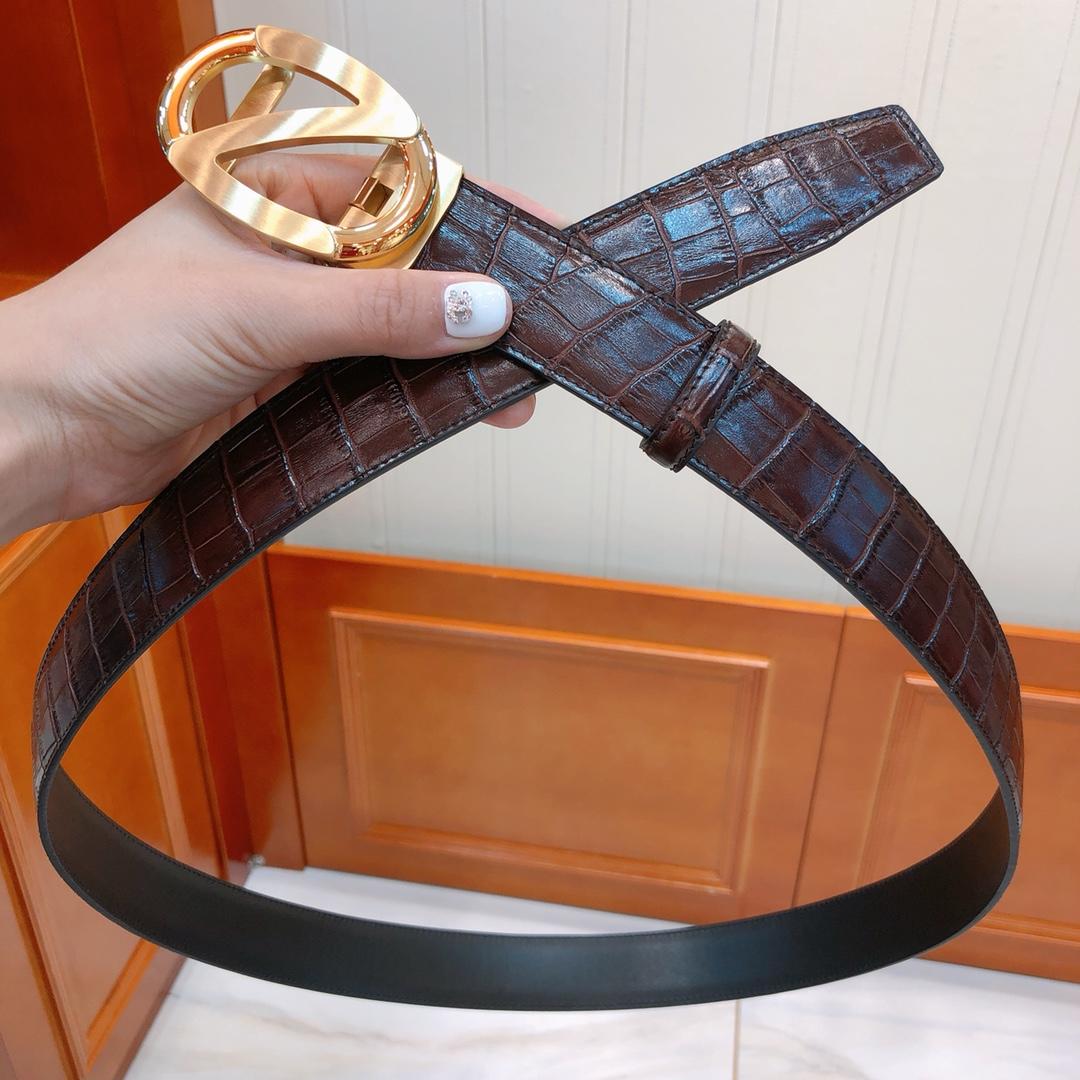 Ermenegildo Zegna Gold buckle belt ASS02055