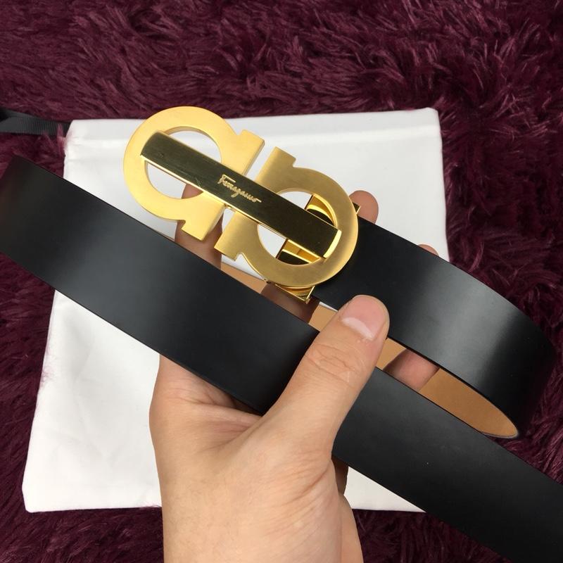 Classy Gold Ferragamo buckle belt ASS02171