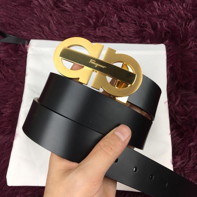 Classy Gold Ferragamo buckle belt ASS02171