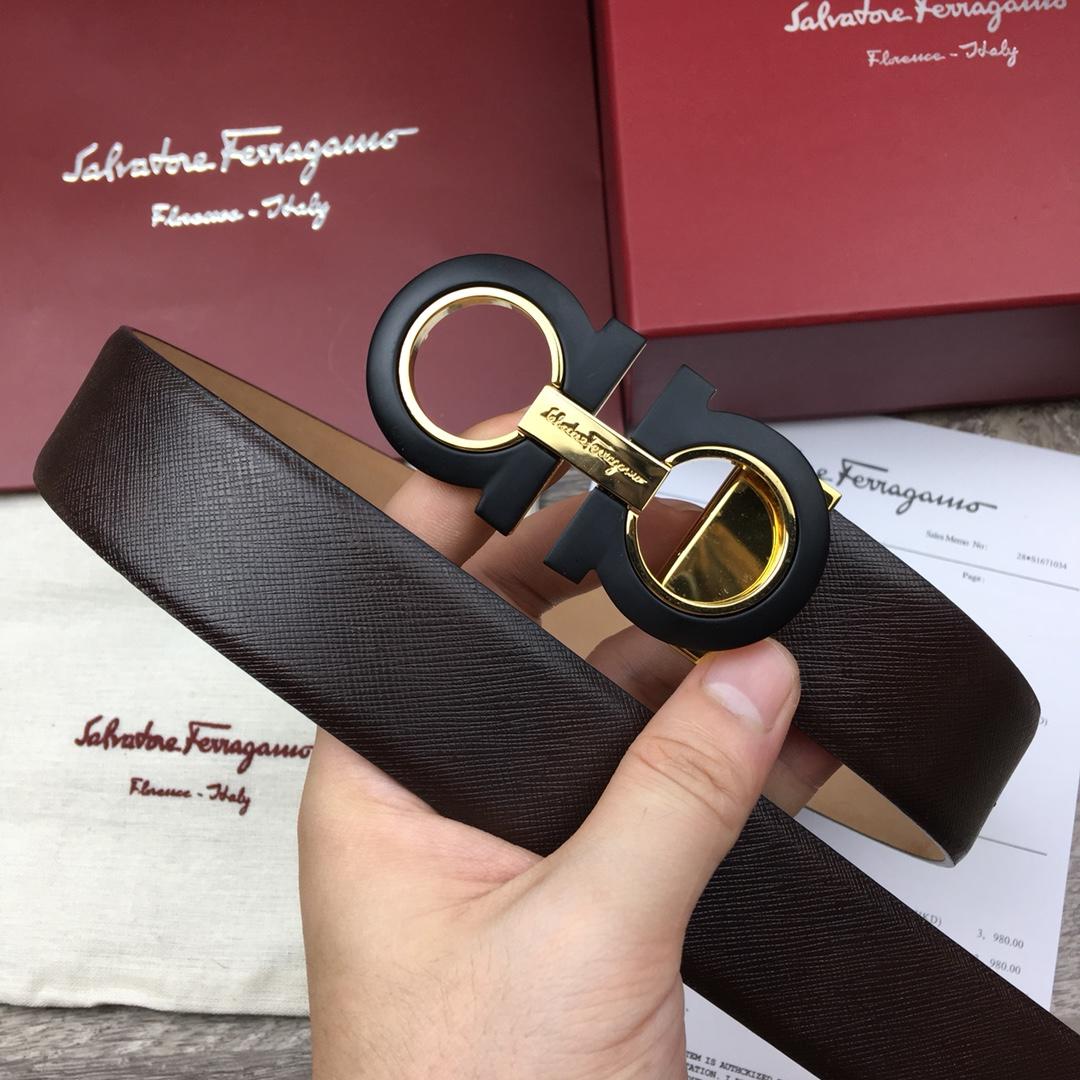 Black Gold buckle belt ASS02201