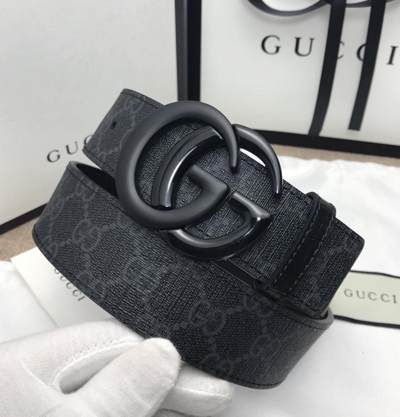 Black Double G Gucci Buckle Belt ASS02330