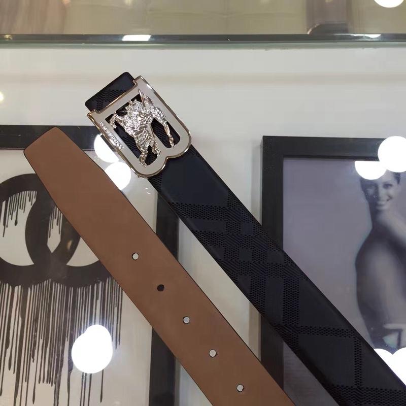 B-Burberry silver buckle belt ASS02028