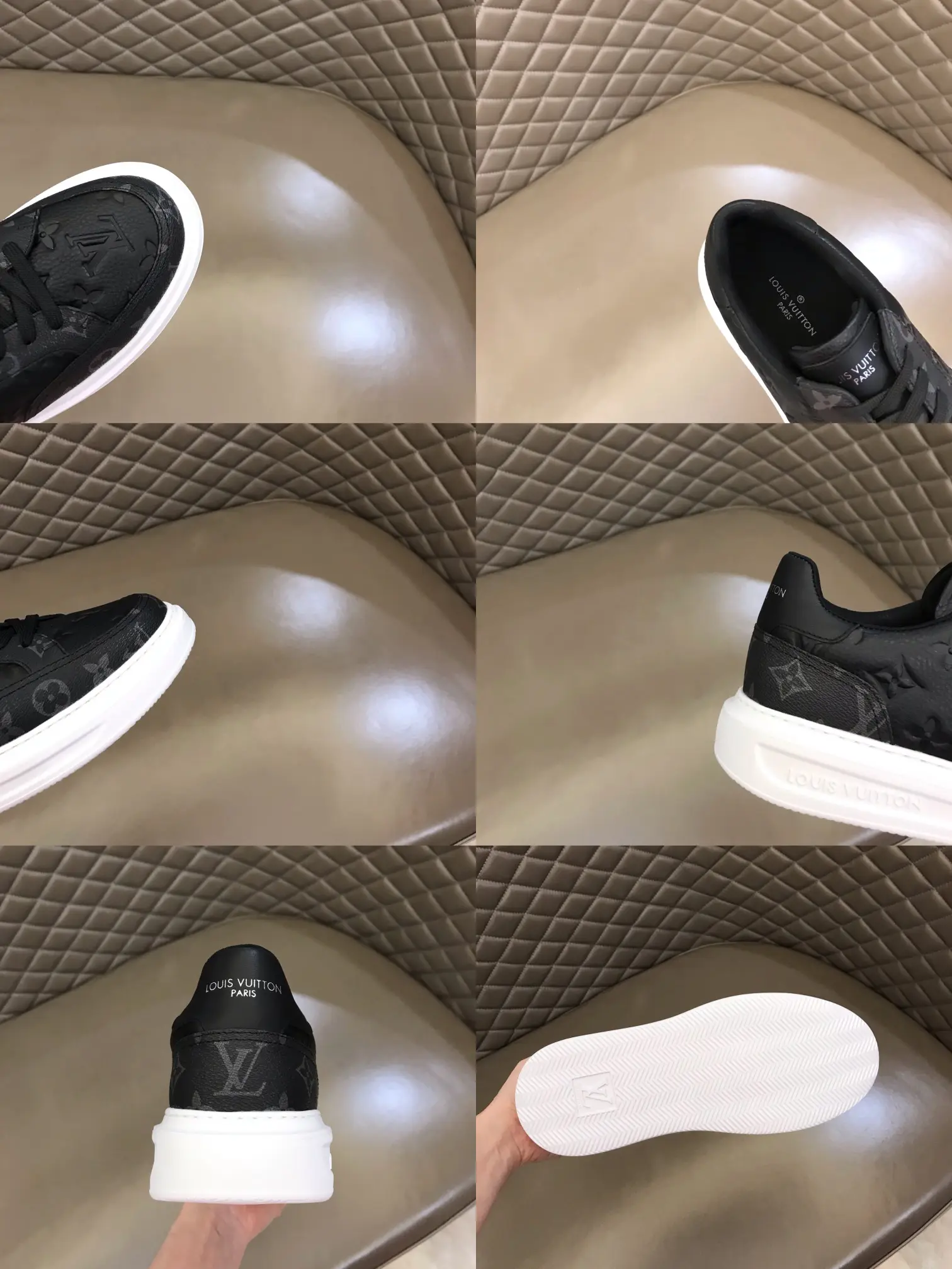 LV 2022 Beverly Hills sneakers in black