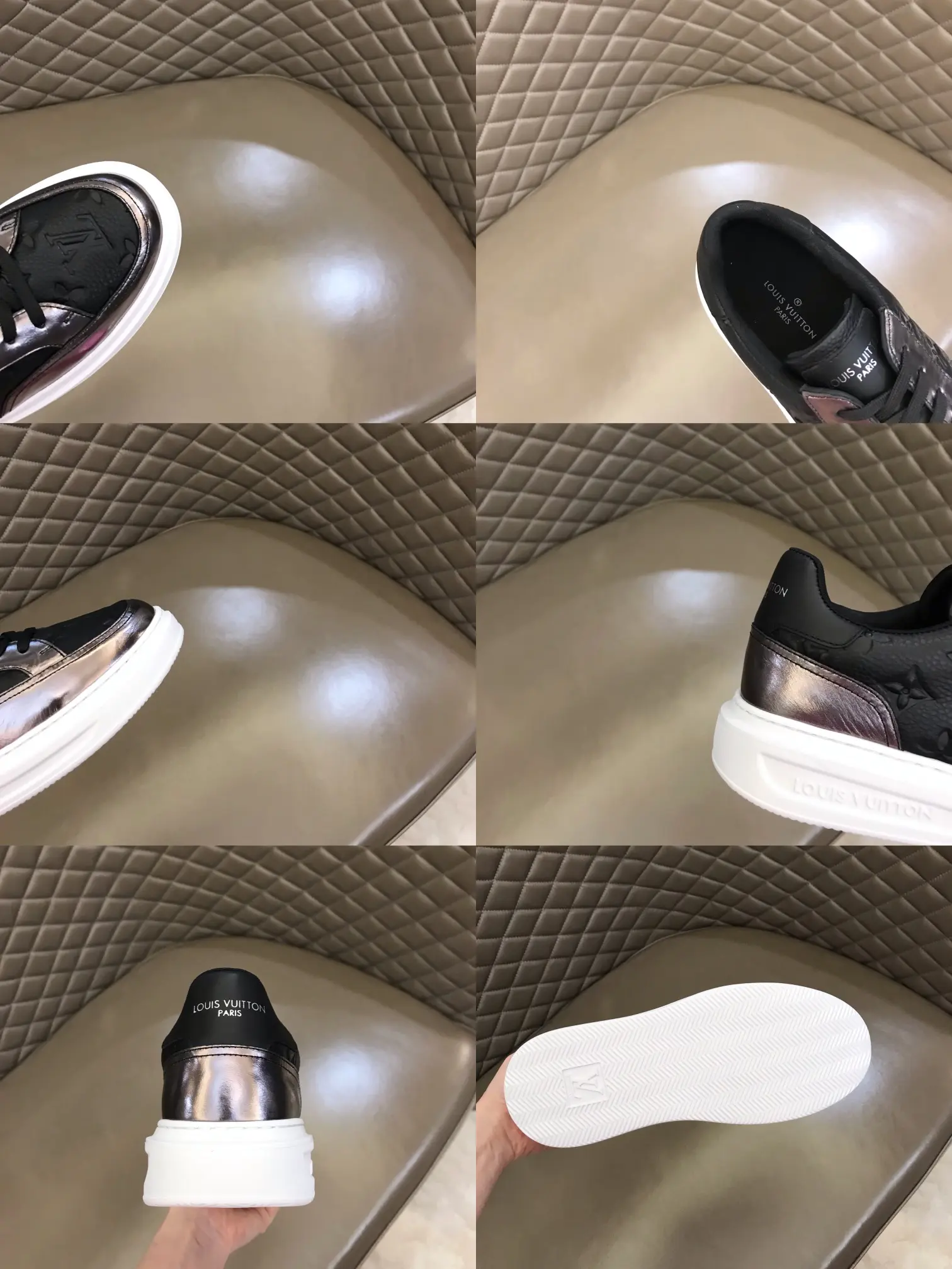 LV 2022 Beverly Hills sneakers in black