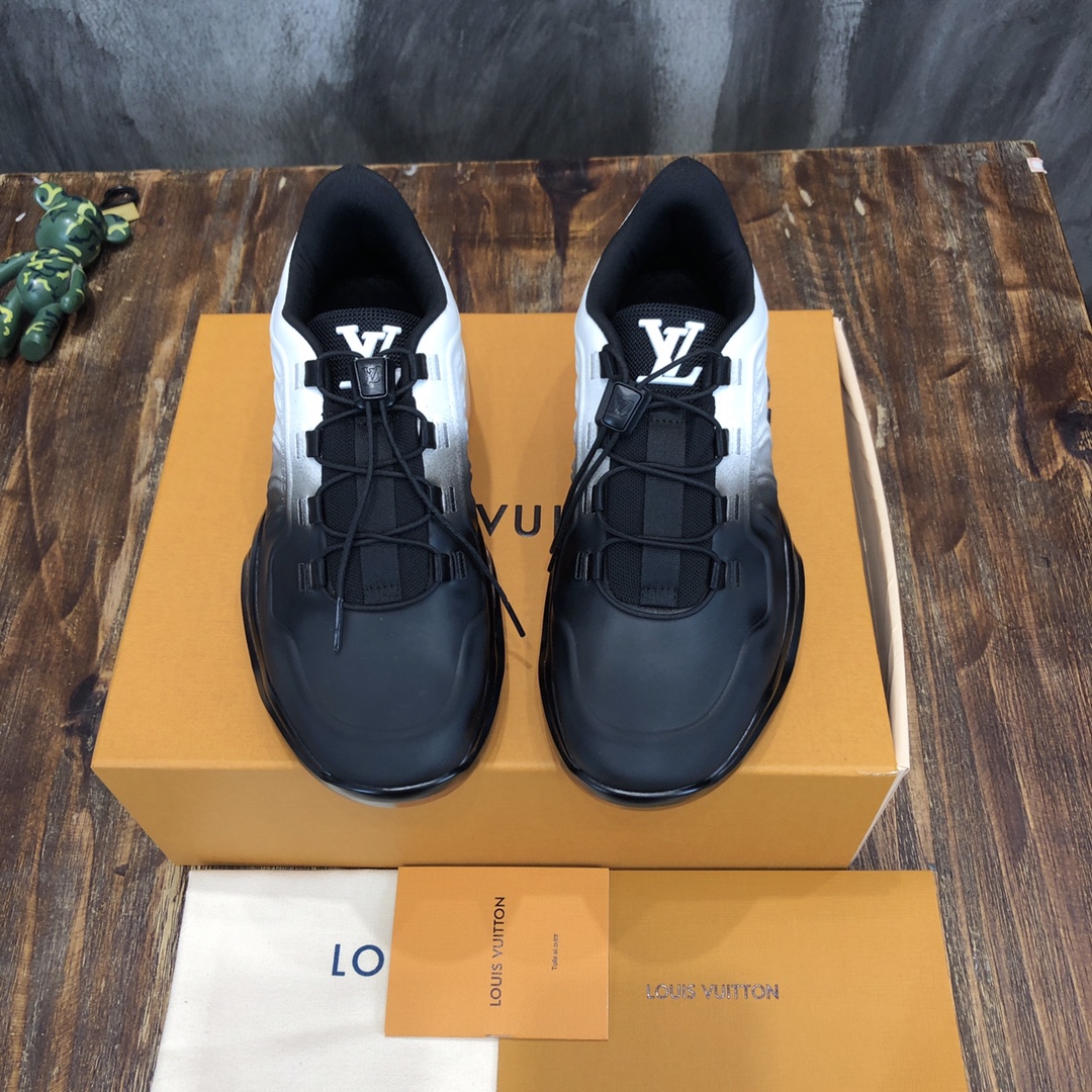 lv Sneakers Millenium  in White with Bl