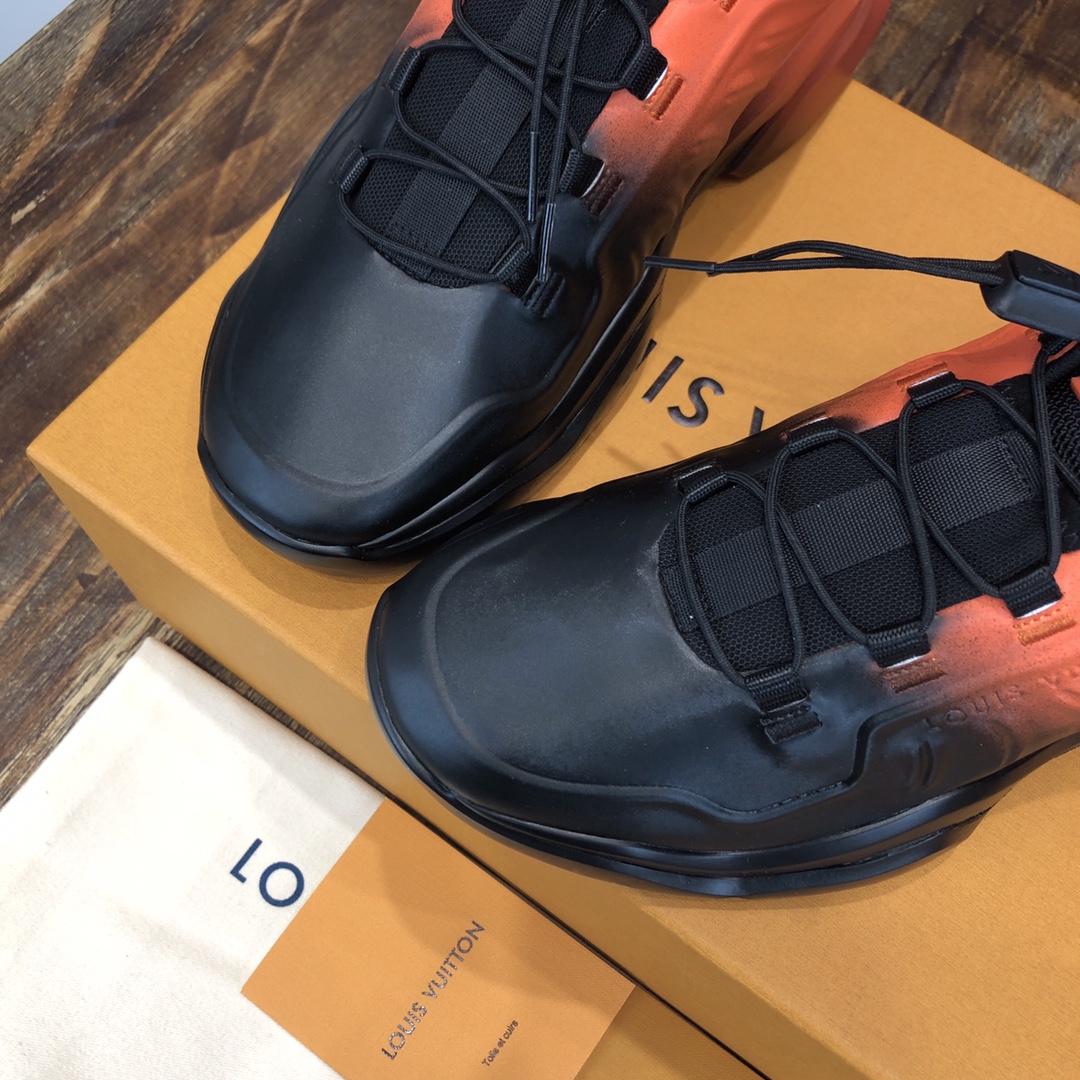 lv Sneakers Millenium  in Orange with B
