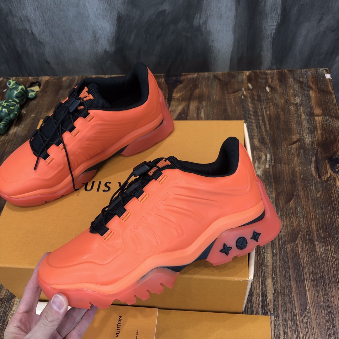 lv Sneakers Millenium  in Orange