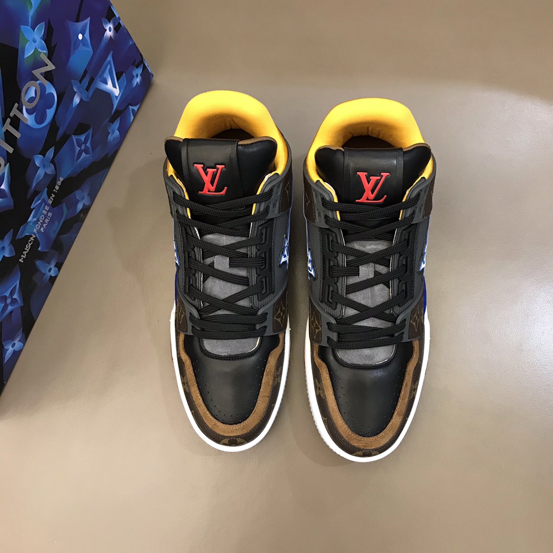 lv Sneaker Virgil Abloh in Brown