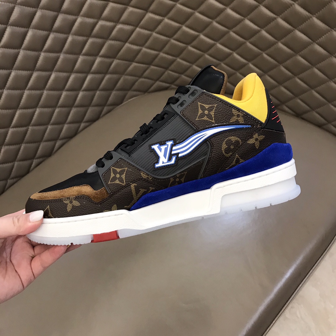 lv Sneaker Virgil Abloh in Brown