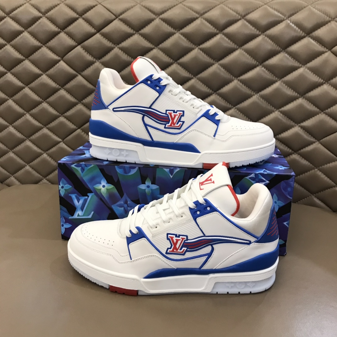 lv Sneaker Virgil Abloh in Blue