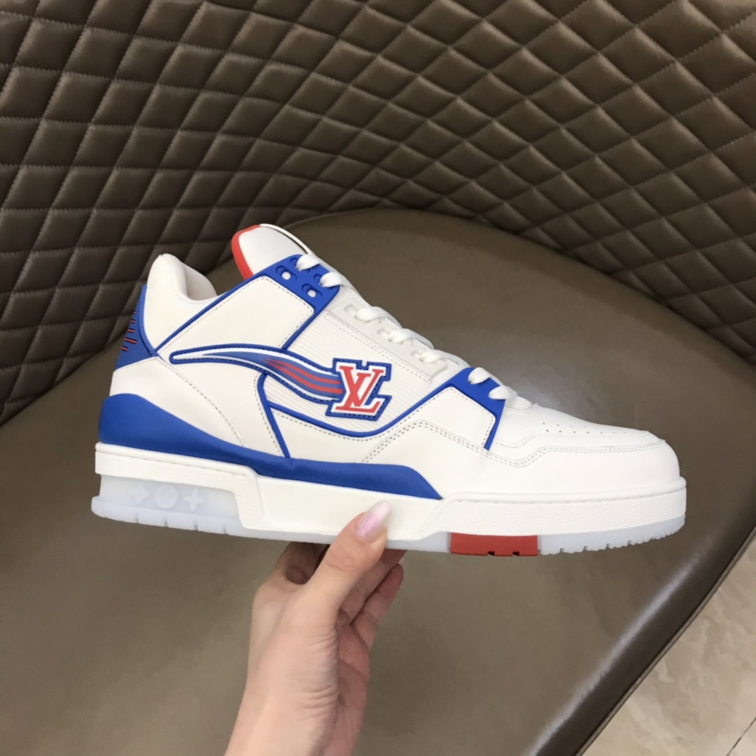 lv Sneaker Virgil Abloh in Blue