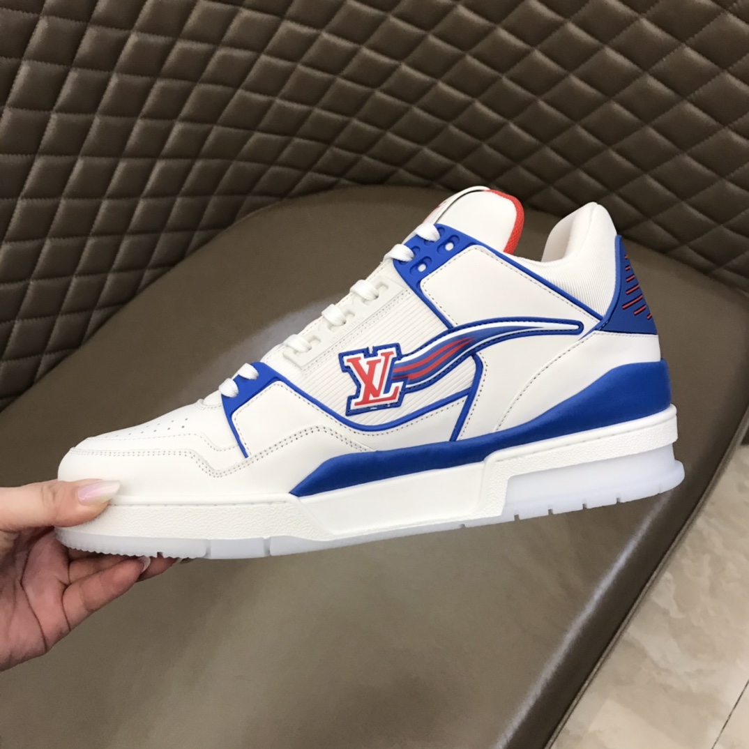 lv Sneaker Virgil Abloh in Blue