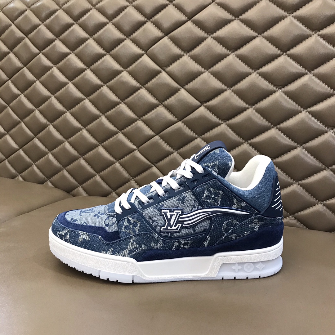 lv Sneaker Virgil Abloh in Blue