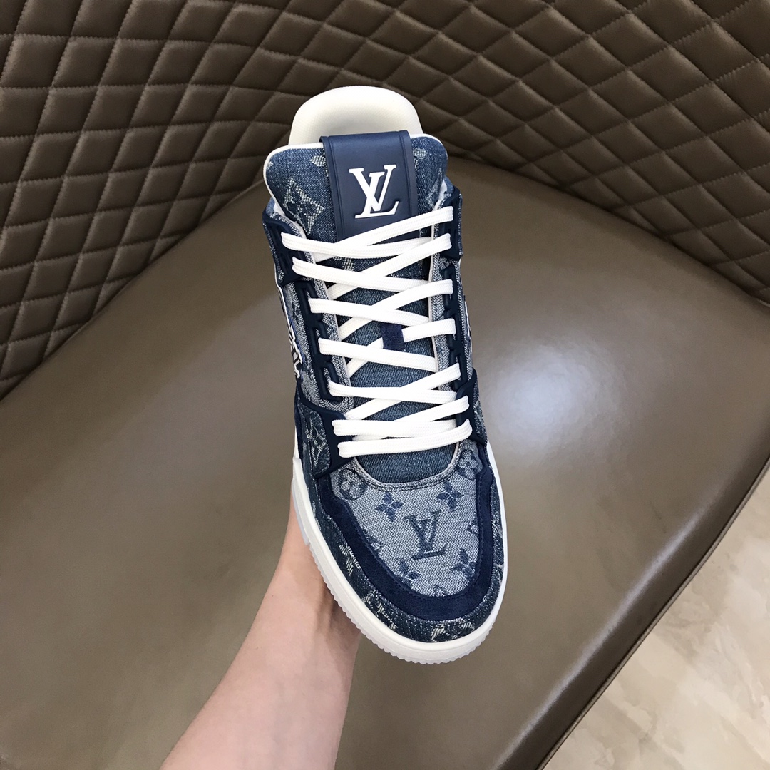 lv Sneaker Virgil Abloh in Blue